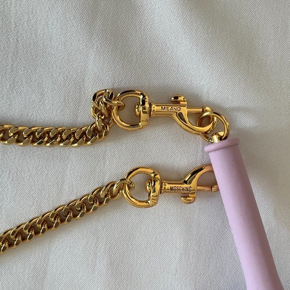 AW21 Moschino Couture Jeremy Scott Blow Dryer Mini Shoulder Bag w/Gold Chains - Picture 16 of 16